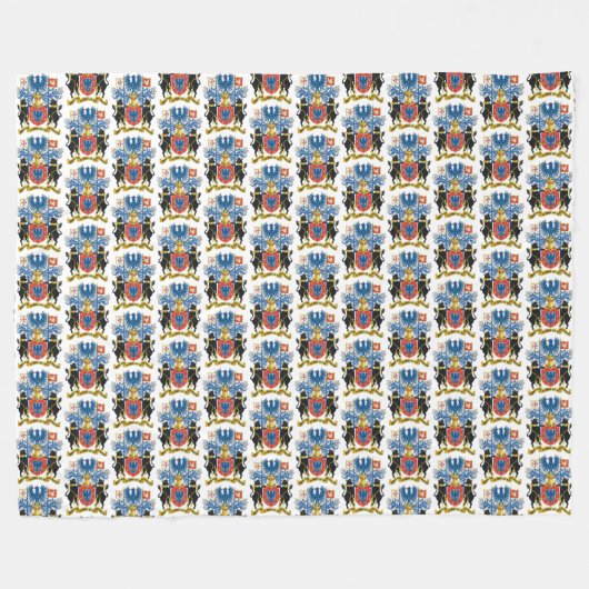 Portugees design fleece deken (Voorkant (Horizontaal))