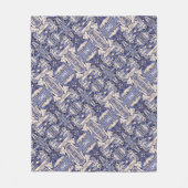 Portugees design fleece deken (Voorkant)