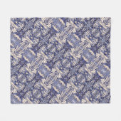 Portugees design fleece deken (Voorkant (Horizontaal))