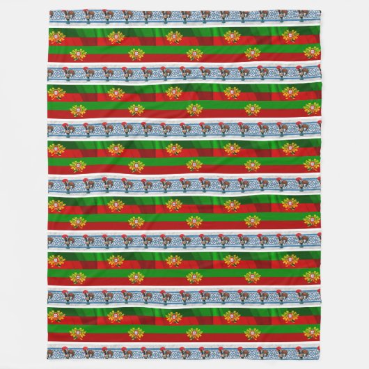 Portugees design fleece deken (Voorkant)