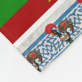 Portugees design fleece deken (Hoek)