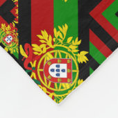 Portugees design fleece deken (Hoek)