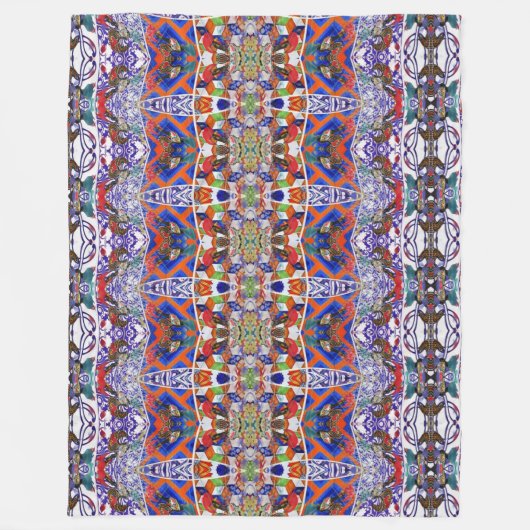Portugees design fleece deken (Voorkant)