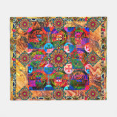 Portugees design fleece deken (Voorkant (Horizontaal))