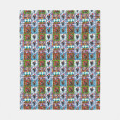 Portugees design fleece deken (Voorkant)
