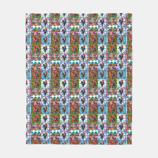 Portugees design fleece deken (Voorkant)