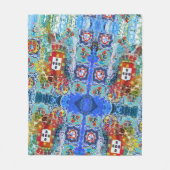 Portugees design fleece deken (Voorkant)