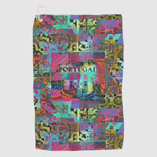 Portugees design golfhanddoek (Voorkant)
