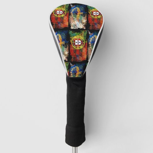 Portugees design golfheadcover (Voorkant)