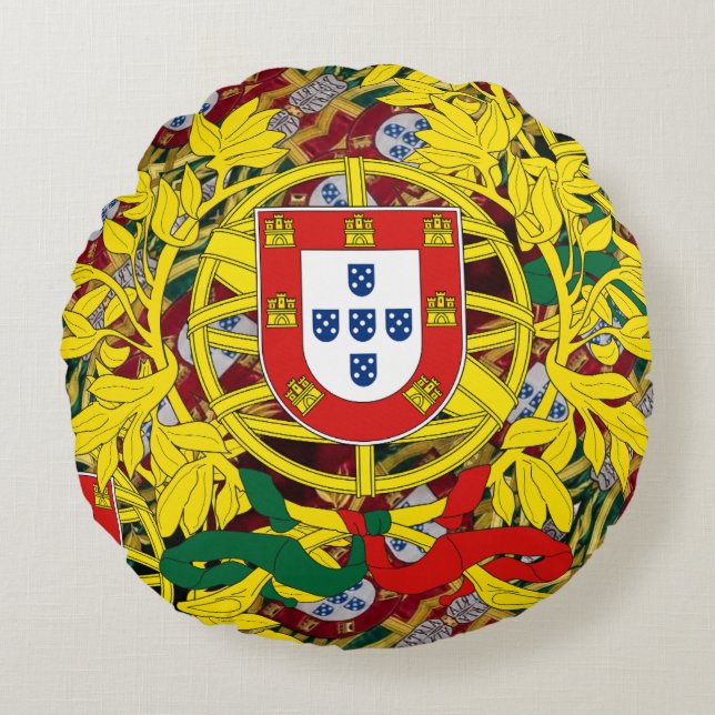Portugees design gooien kussen (Voorkant)