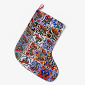 Portugees design grote kerstsok (Voorkant (Hangend))