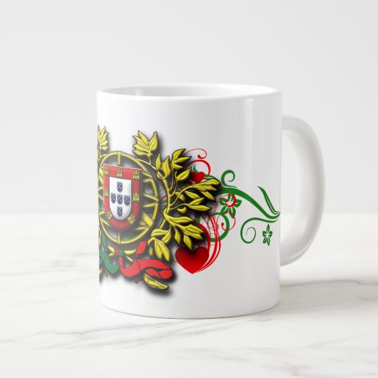 Portugees design grote koffiekop (Voorkant rechts)