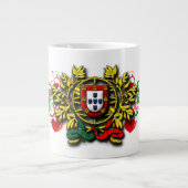 Portugees design grote koffiekop (Voorkant)