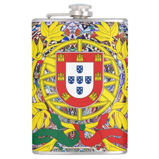 Portugees design heupfles (Voorkant)