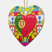 Portugees design keramisch ornament (Links)