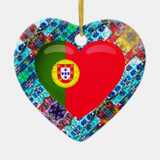 Portugees design keramisch ornament (Voorkant)