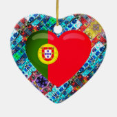 Portugees design keramisch ornament (Achterkant)