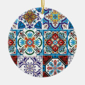 Portugees design keramisch ornament (Voorkant)