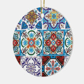 Portugees design keramisch ornament (Links)
