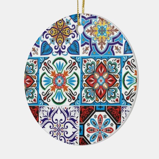 Portugees design keramisch ornament (Links)