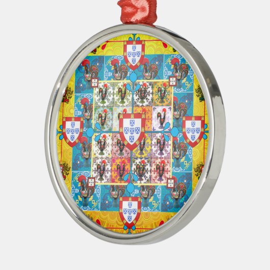 Portugees design keramisch ornament (Links)