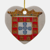 Portugees design keramisch ornament (Achterkant)