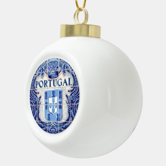 Portugees design keramische bal ornament (Rechts)