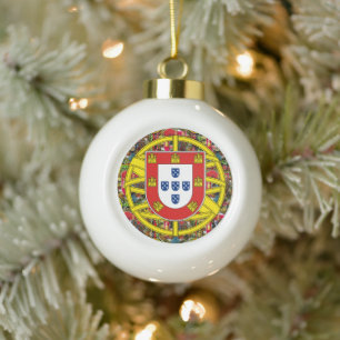 Portugees design keramische bal ornament