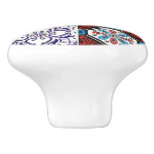 Portugees design keramische knop (Zijkant)