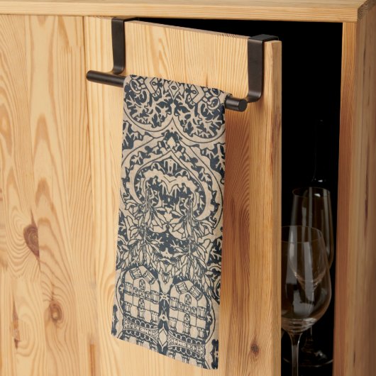Portugees design keukenhanddoek (Derde Gevouwen)