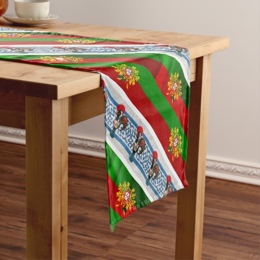 Portugees design korte tafelloper (Voorbeeld)