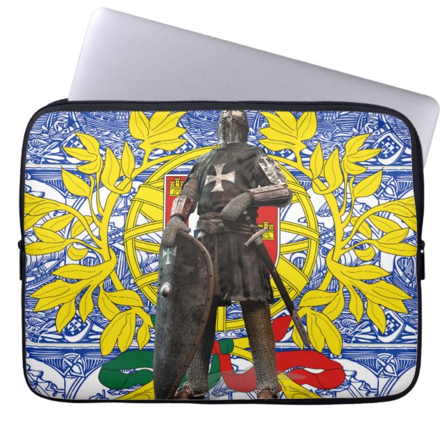 Portugees design laptop sleeve (Voorkant)