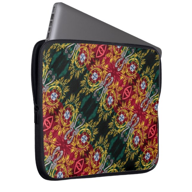 Portugees design laptophoes laptop sleeve (Voorkant Rechts)