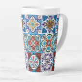 Portugees design latte mok (Rechterhoek)