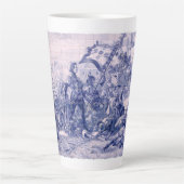 Portugees design latte mok (Voorkant)