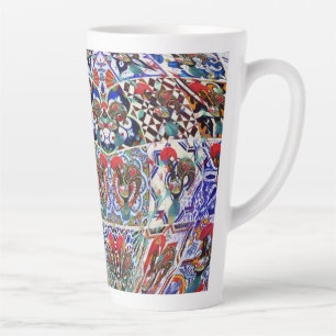 Portugees design latte mok