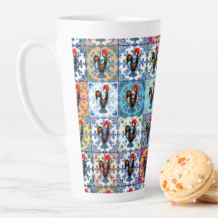 Portugees design latte mok