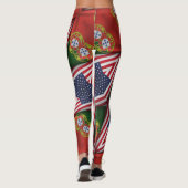 Portugees design leggings (Achterkant)