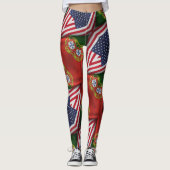 Portugees design leggings (Voorkant)