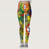 Portugees design leggings (Voorkant)