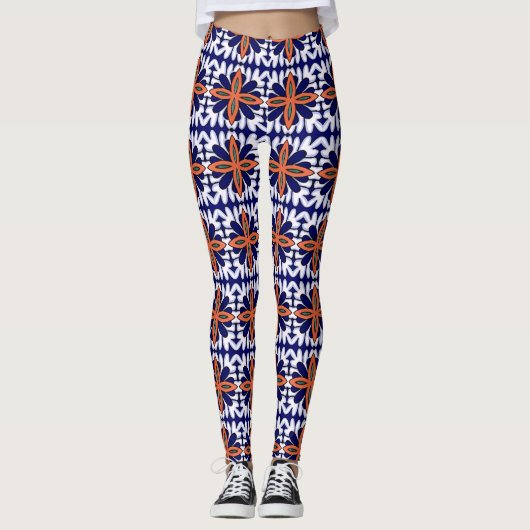 Portugees design leggings (Voorkant)