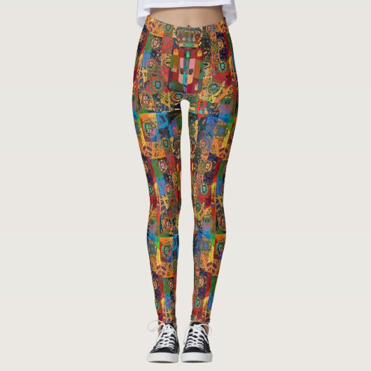 Portugees design leggings (Voorkant)