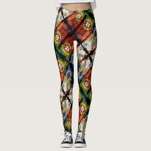 Portugees design leggings (Voorkant)