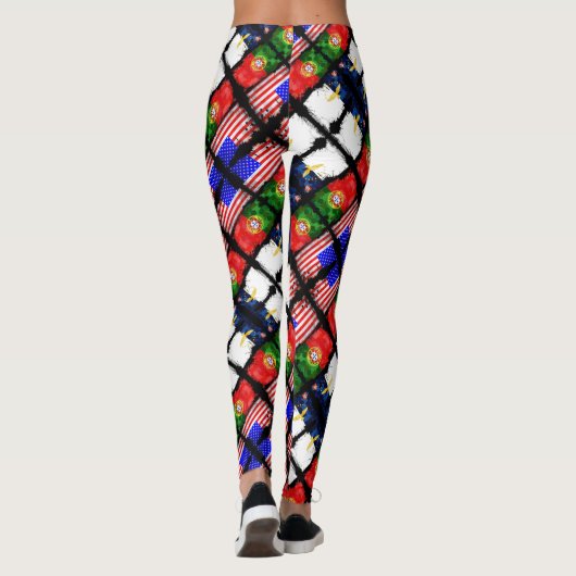 Portugees design leggings (Achterkant)