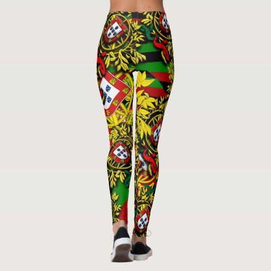 Portugees design leggings (Achterkant)