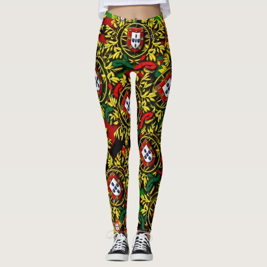 Portugees design leggings (Voorkant)