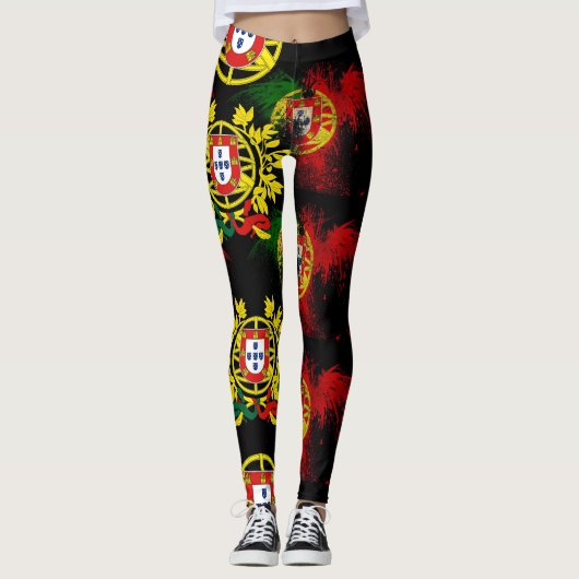 Portugees design leggings (Voorkant)