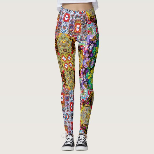 Portugees design leggings (Voorkant)