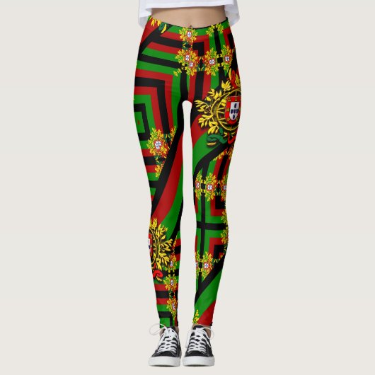 Portugees design leggings (Voorkant)