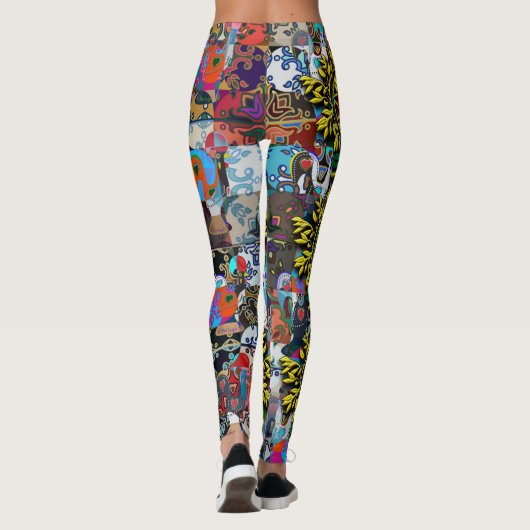 Portugees design leggings (Achterkant)